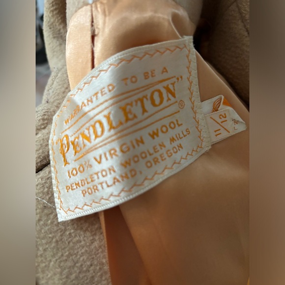 vintage pendleton wool pea coat size Medium - Picture 7 of 16